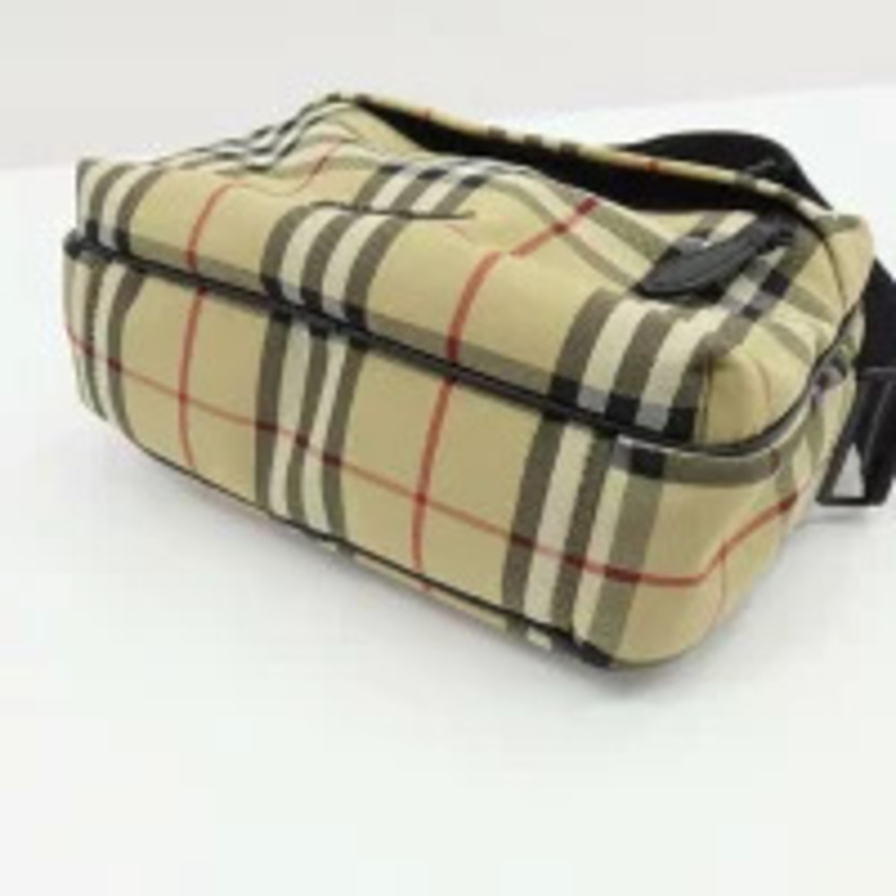 BURBERRY Check Shoulder Bag ROT - Picture 3 of 6